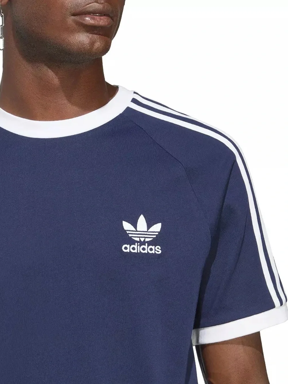 adidas Originals Men's Adicolor Classics 3-Stripes T-Shirt navy Night Indigo